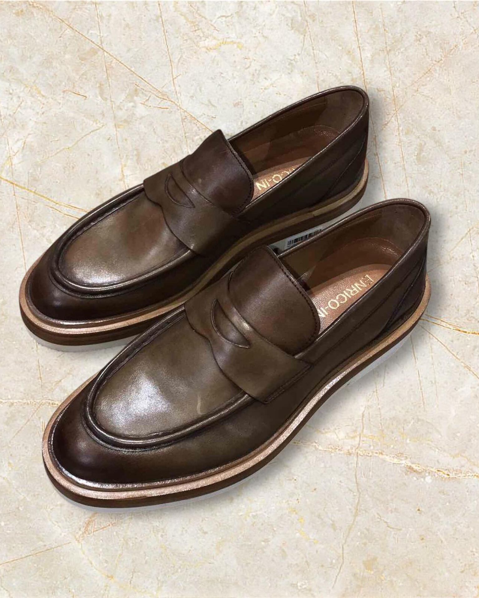 Muške kožne mokasine