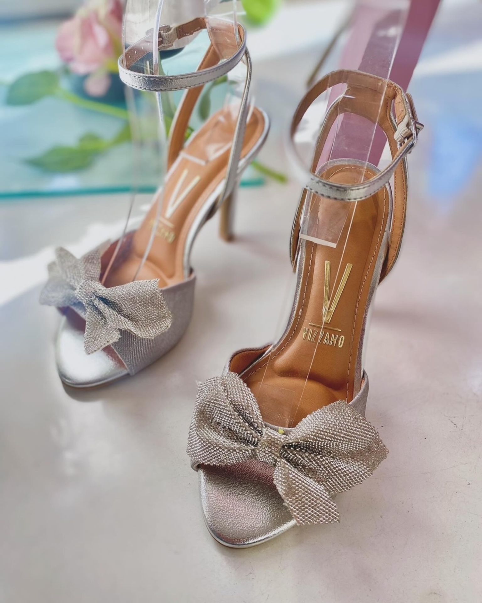 Cipele / Silver Bow Glam