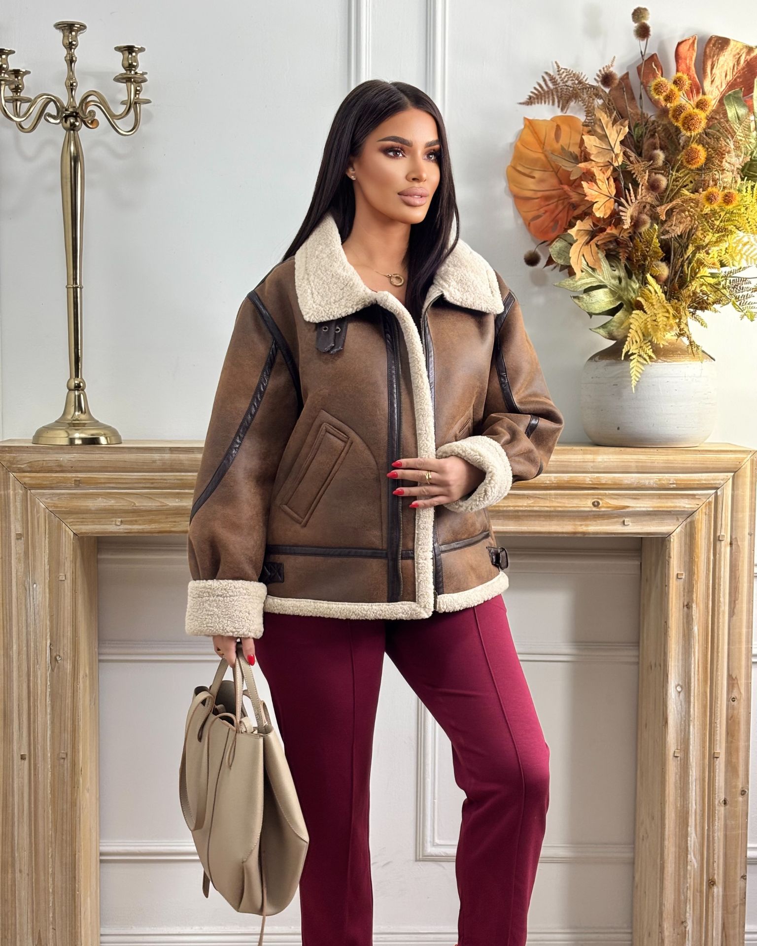 Kratki braon eko monton