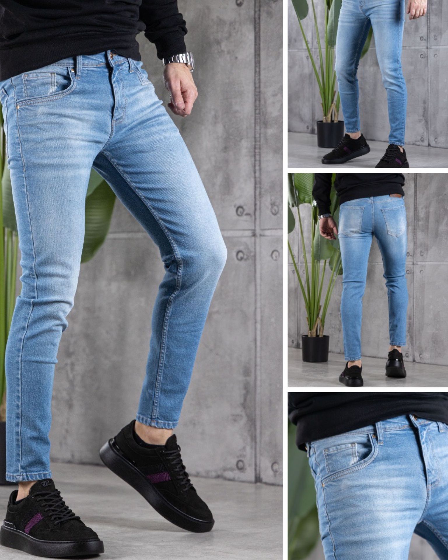 Muške svetlije farmerice