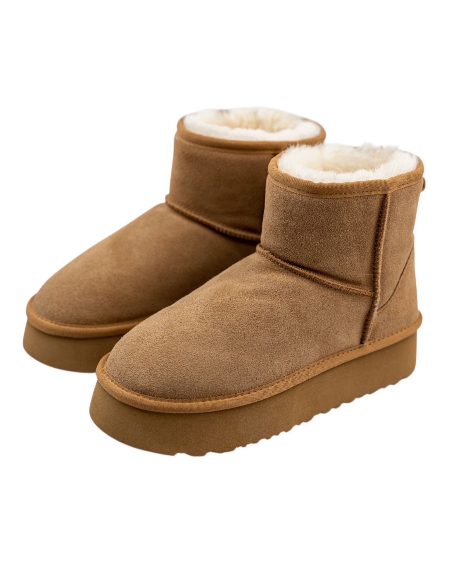 Kamel čizme od prirodne kože i vune