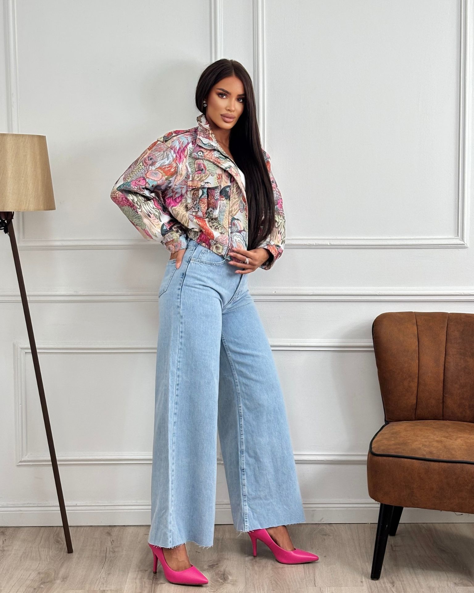 Kratka šarena jakna