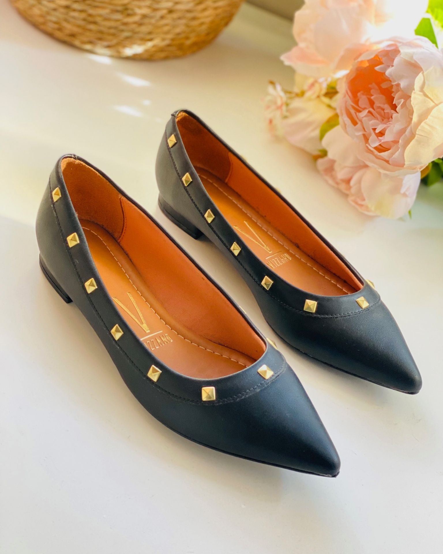 Baletanke VIZZANO crne / Elegant Spark