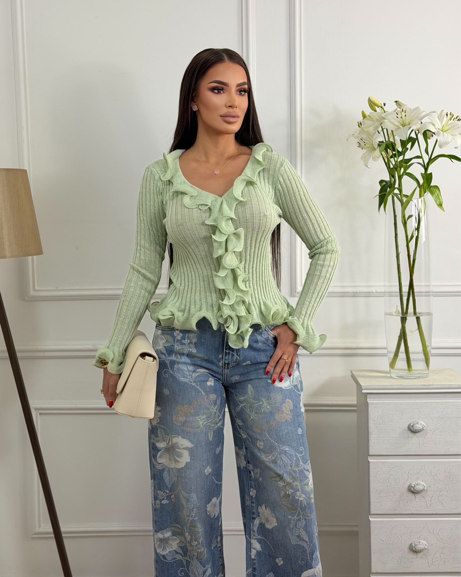 Bluza / Mint Ruffles
