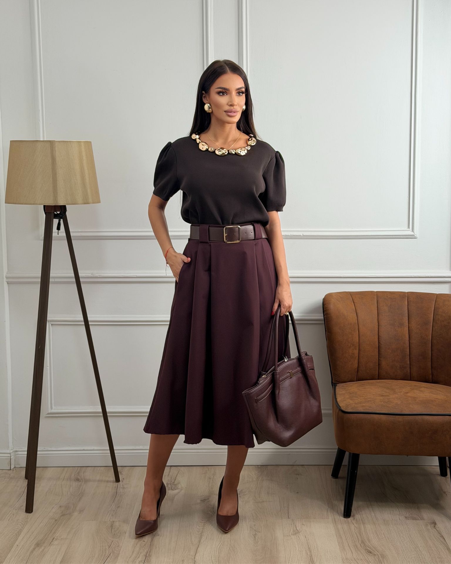 Suknja Bordeaux Shape