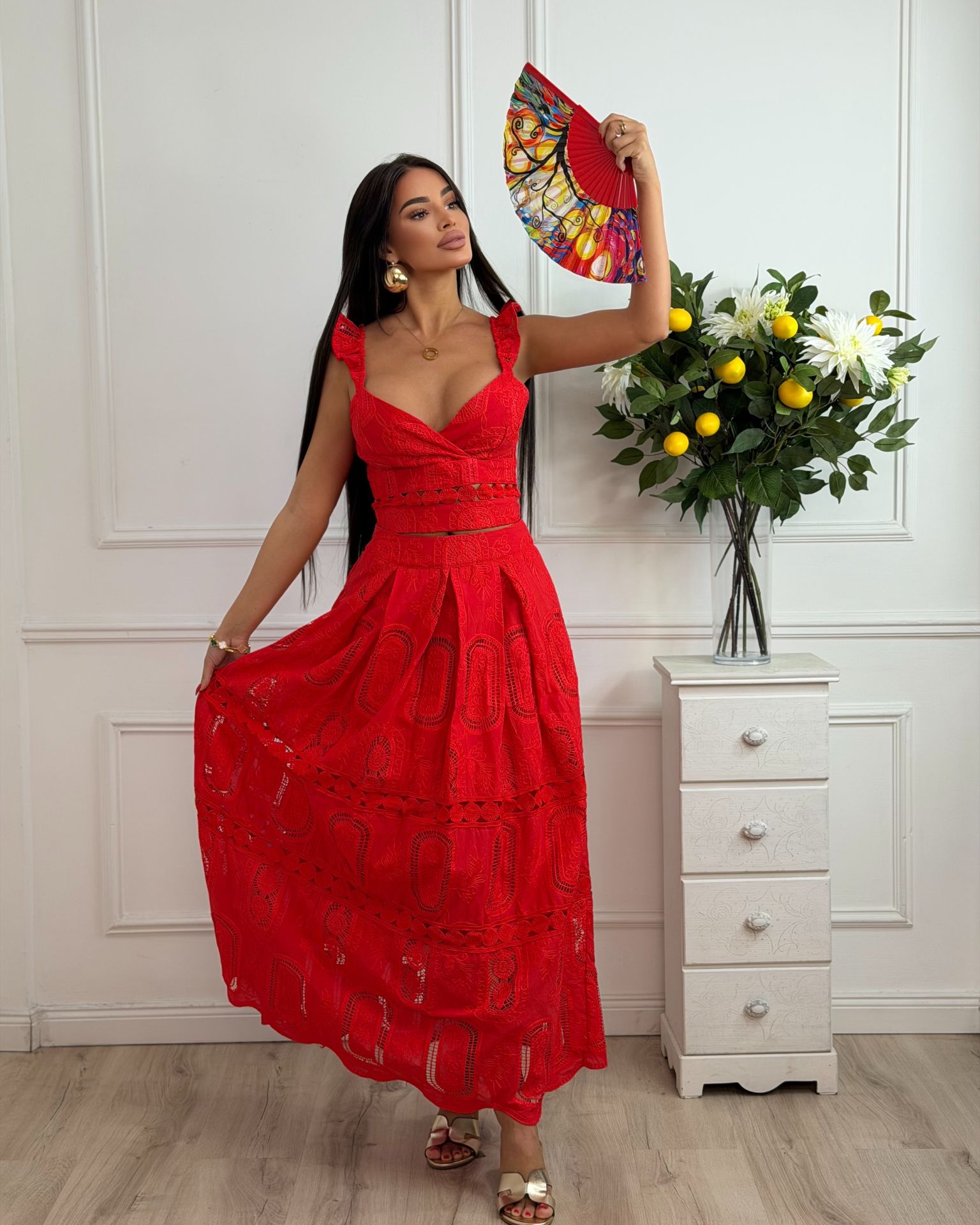 Haljina Valencia Red