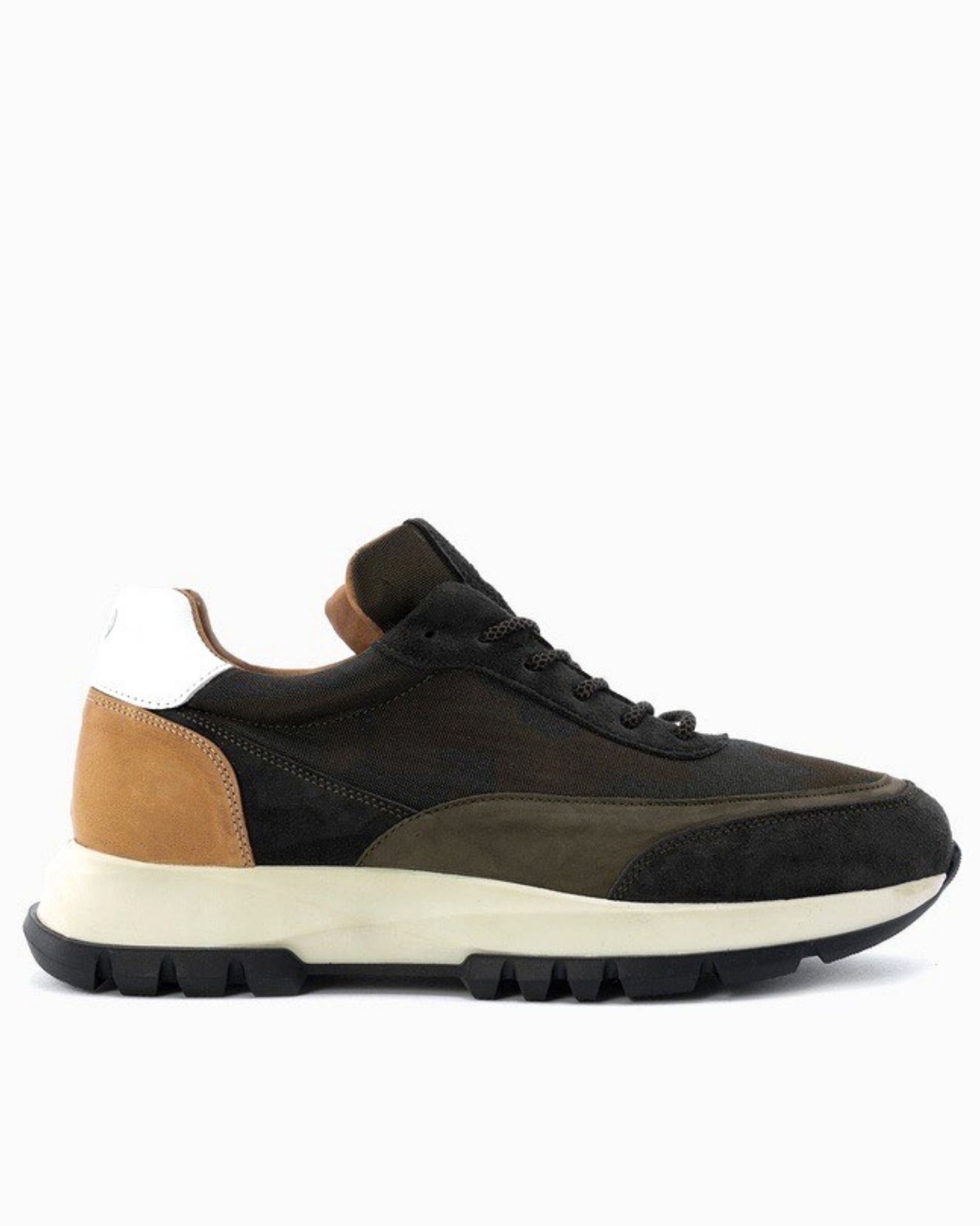 Muške sport kežual patike u maslinasto braon dizajnu