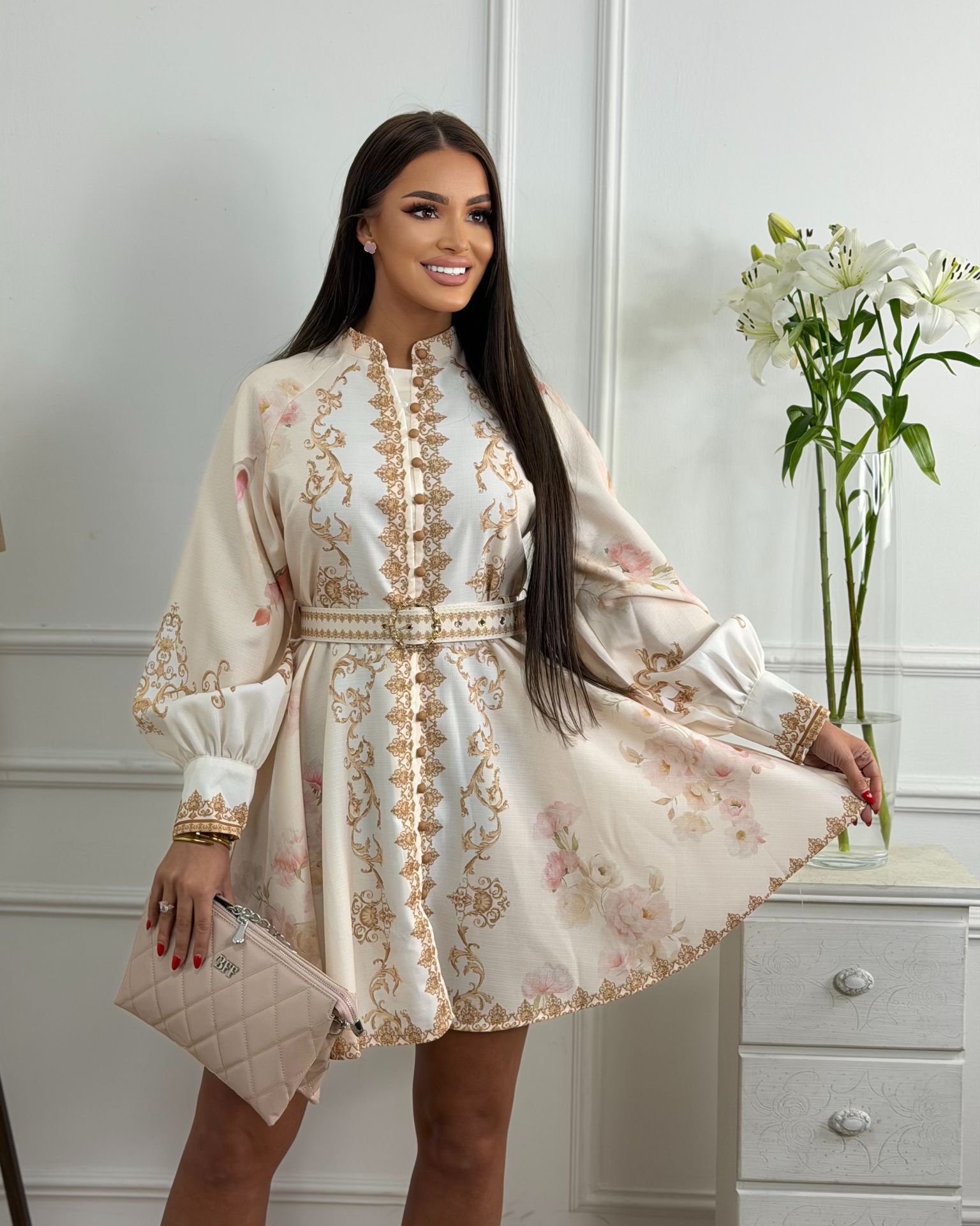 Haljina / Beige Blossom