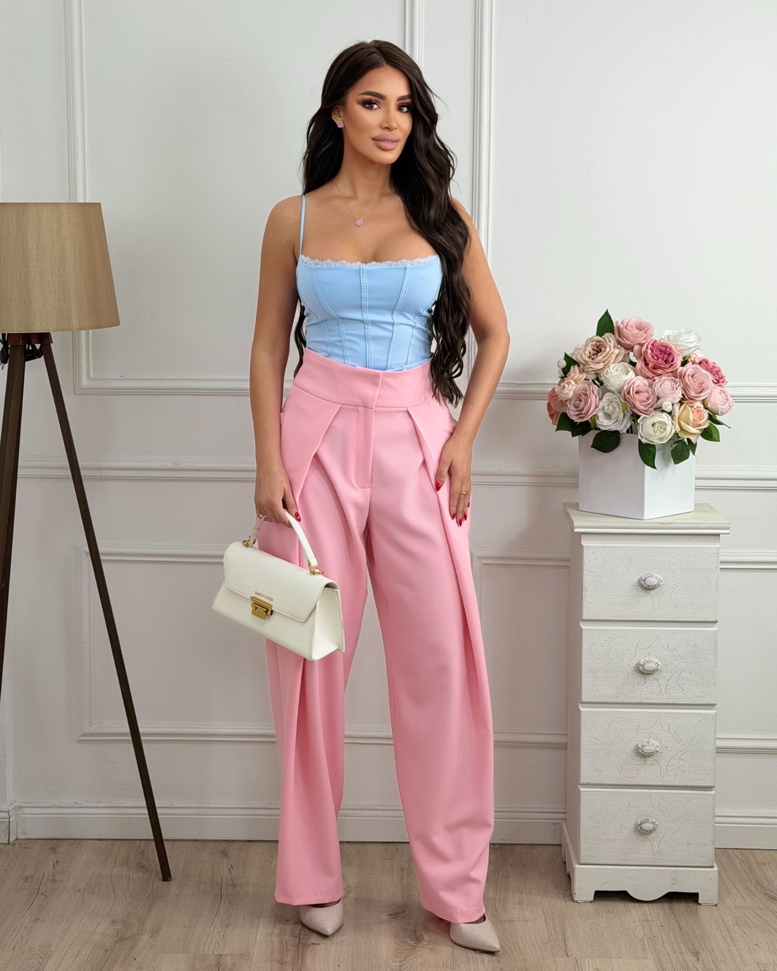 Pantalone / Rose Cascade