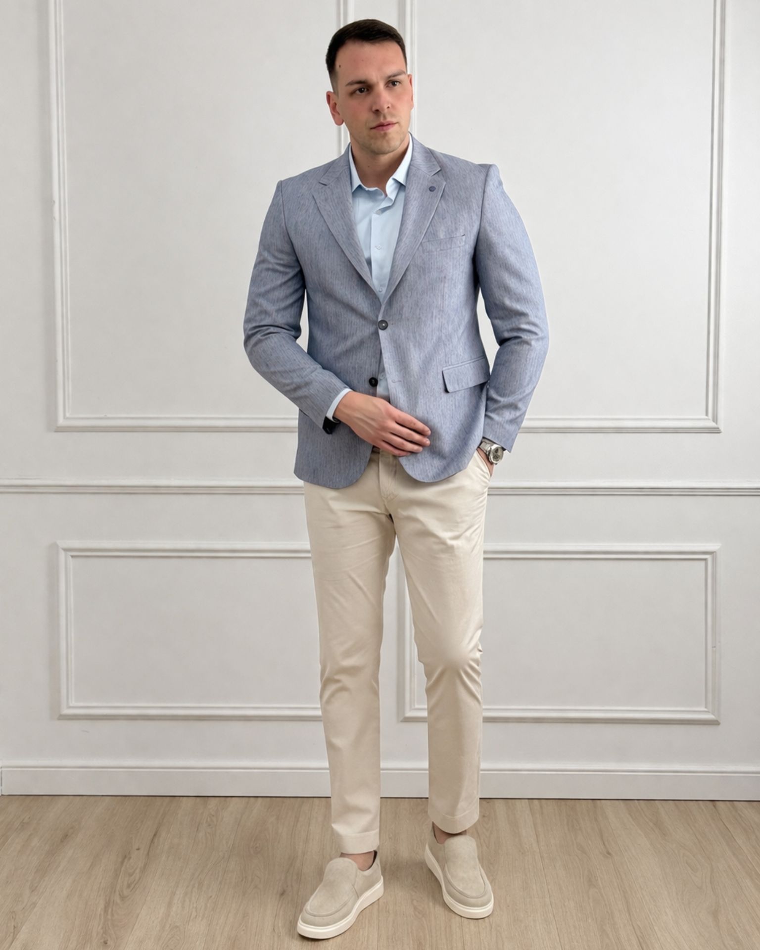 Muški sako / Light Blue Urban