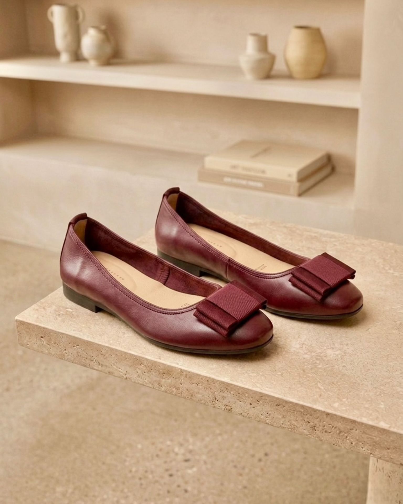 Baletanke / Burgundy Bow Elegance