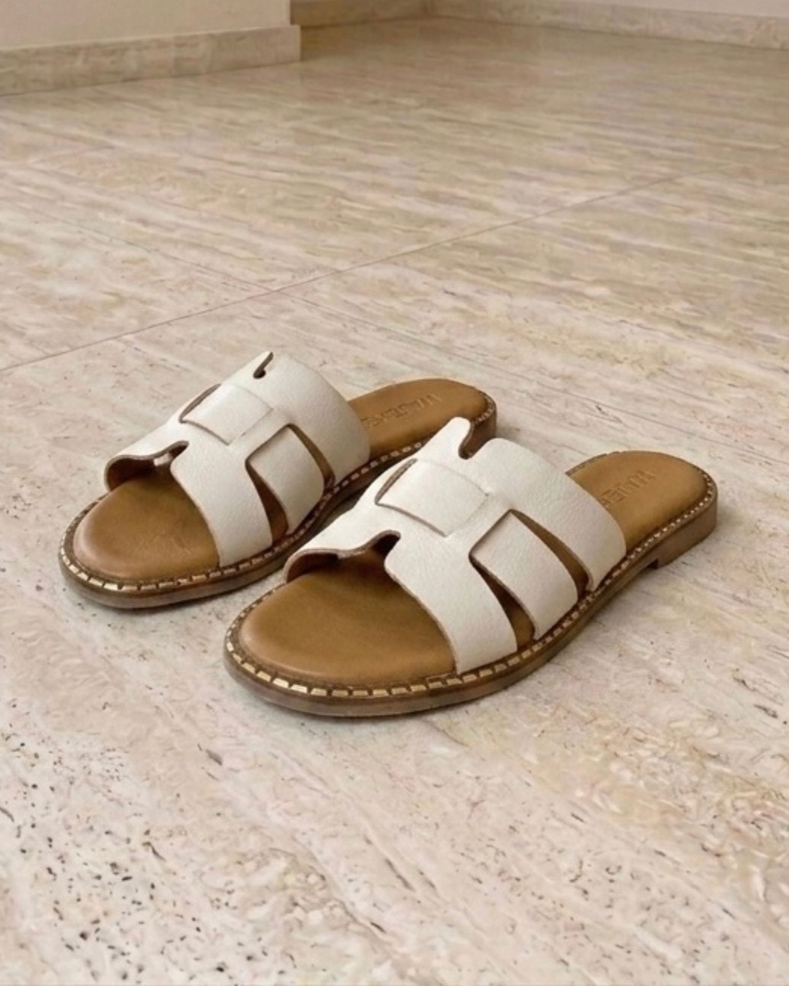 Sahara Weave kožne papuče